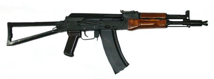 Макет массогабаритный (ММГ) автомата АК 105 деревянное цевьё, рамочный приклад